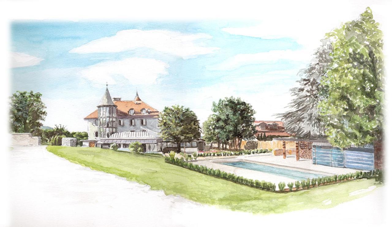 Chateau Brachet Grésy-sur-Aix Exterior foto